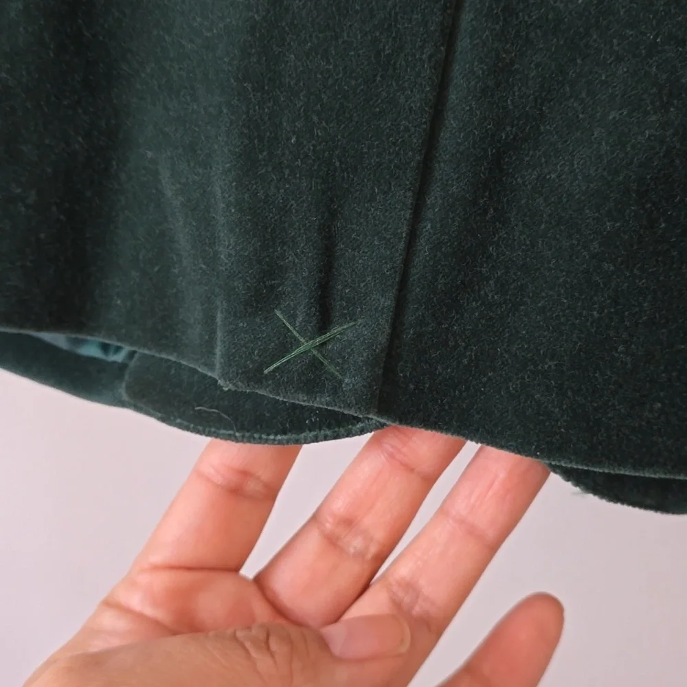 Janie and Jack Velvet Blazer Green Boys Size 4